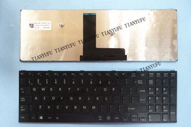 New English C55-B Keyboard For Toshbia Satellite C55-B C55T-B C55D-B Laptop Keyboard Ui L Enter Tested 100% Work  Tianyufu/hoodmat.com