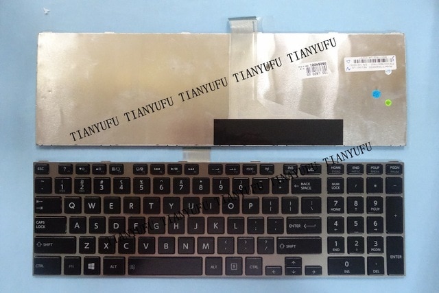 New English L850 Keyboard Original For Toshbia Satellite C850 C850D C855 C855D L850 L855 L855D L870 L870D Us Laptop Keyboard  Tianyufu/hoodmat.com
