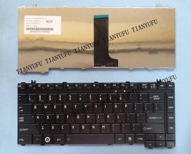 New English A300 Keyboard For Toshbia A200 L331 L322 A203 A205 A210 A215 M207 L300 L201 M320 M327 M322 A300 Laptop Keyboard  Tianyufu/hoodmat.com