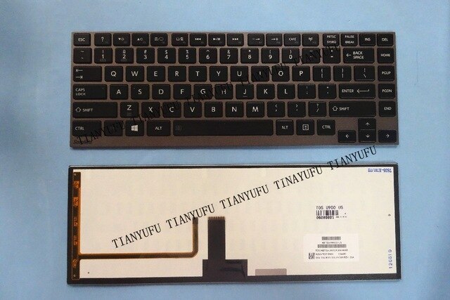 New English U900 Keyboard For Toshbia U900 U920T U940 U840 U800 U800W U835 Us Laptop Keyboard Tested 100% Work  Tianyufu/hoodmat.com