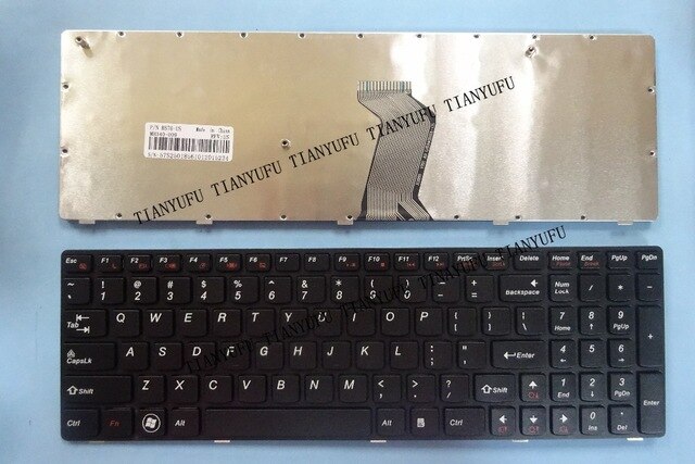 New English Z570 Keyboard For V580C V570 V570C V575 Z570 Z575 B570 B570A B570E B570G B575 B575A B575E Us Black Laptop Keyboard  Tianyufu/hoodmat.com