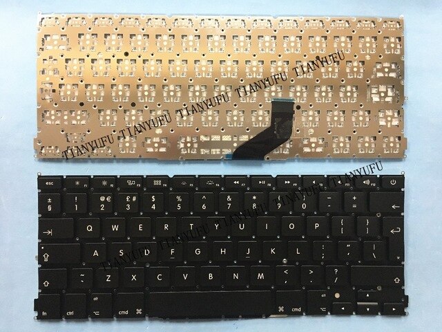 New A1425 Uk Keyboard For Macbook Pro Retina 13 Inch 2012 2013 Replacement Keyboard Laptop Keyboard  Tianyufu/hoodmat.com