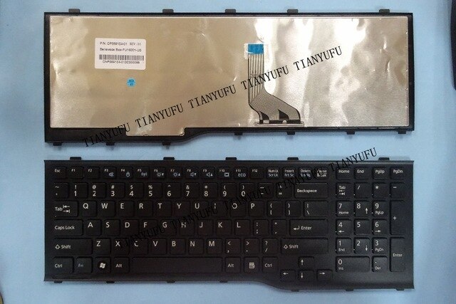 English New Ah532 Keyboard For Fujitsu Ah530 Ah531 Nh751 A530 Us Laptop Keyboard Tested 100% Work  Tianyufu/hoodmat.com