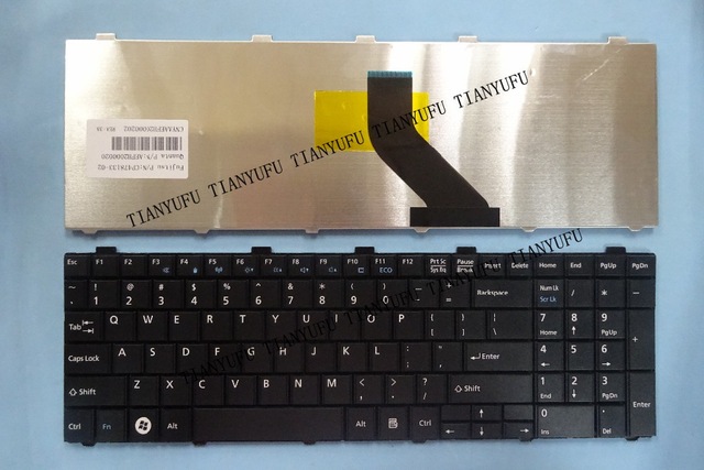 English New Ah530 Keyboard For Fujitsu Ah530 Ah531 Nh751 A530 Us Laptop Keyboard Tested 100% Work  Tianyufu/hoodmat.com