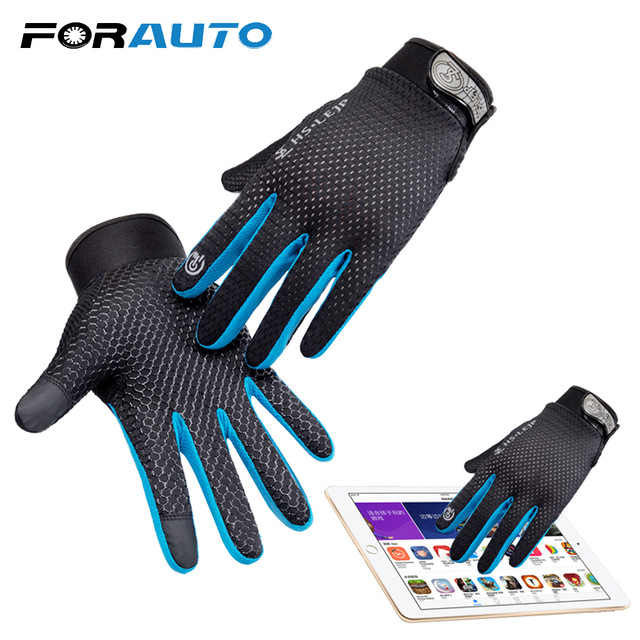 Motorcycle Gloves Anti-Slip Touch Screen Gloves Breathable Full Finger Protective Gear For Outdoor Sports Bike Cycling Forauto/hoodmat.com